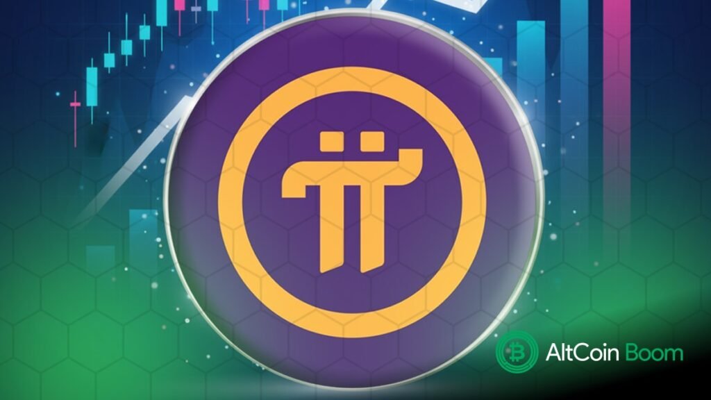 Pi coin image logo