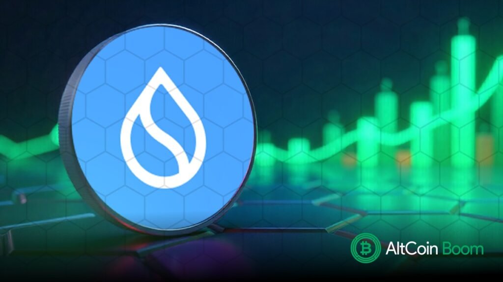 SUI Consolidates in Ascending Triangle as Price Eyes Breakout Above $4.45 Resistance